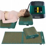 Килимок акупунктурний з подушкою 4FIZJO Ergo Mat XL Аплікатор Кузнєцова Navi Green/Gold (P-5907739315083)