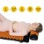 Килимок акупунктурний з валиком 4FIZJO Classic Mat XL Аплікатор Кузнєцова Black/Orange (P-5907222931776)