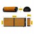 Килимок акупунктурний з валиком 4FIZJO Classic Mat XL Аплікатор Кузнєцова Black/Orange (P-5907222931776)