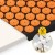 Килимок акупунктурний з валиком 4FIZJO Classic Mat XL Аплікатор Кузнєцова Black/Orange (P-5907222931776)