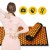 Килимок акупунктурний з валиком 4FIZJO Classic Mat XL Аплікатор Кузнєцова Black/Orange (P-5907222931776)