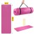Коврик (мат) спортивный 4FIZJO NBR 180 x 60 x 1.5 см для йоги и фитнеса Pink (P-5905973405669)