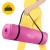 Коврик (мат) спортивный 4FIZJO NBR 180 x 60 x 1.5 см для йоги и фитнеса Pink (P-5905973405669)