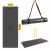 Килимок (мат) спортивний 4FIZJO PU 183 x 68 x 0.4 см для йоги та фітнесу Black (P-5907739319531)