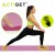 Коврик спортивный Actiget NBR 183 x 61 x 1 cм для йоги и фитнеса ACT0019 Grey