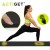 Килимок спортивний Actiget NBR 183 x 61 x 1 cм для йоги та фітнесу ACT0020 Black