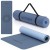 Килимок спортивний Actiget TPE 183 x 61 x 0.6 см для йоги та фітнесу ACT0021 Blue/Sky Blue