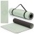 Килимок спортивний Actiget TPE 183 x 61 x 0.6 см для йоги та фітнесу ACT0022 Mint/Black