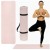 Килимок спортивний Actiget TPE 183 x 61 x 0.6 см для йоги та фітнесу ACT0023 Pink/Grey