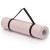 Килимок спортивний Actiget TPE 183 x 61 x 0.6 см для йоги та фітнесу ACT0023 Pink/Grey