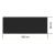 Килимок спортивний Cornix PU 183 x 68 x 0.4 см для йоги та фітнесу XR-0317 Black