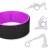 Колесо для йоги и фитнеса 4FIZJO Dharma Black/Pink (P-5907222931455)