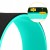 Колесо для йоги та фітнесу 4FIZJO Dharma Black/Turquoise (P-5907222931448)