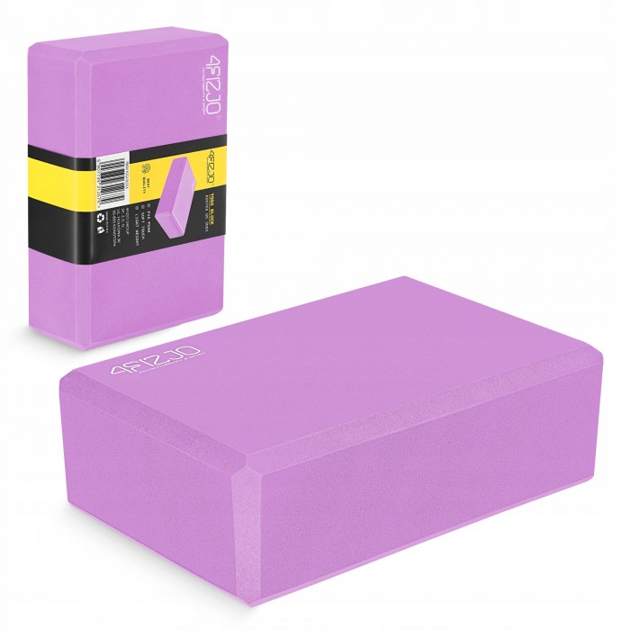 Блок для йоги 4FIZJO 23 x 15 x 7.6 см Purple (P-5907739312679)