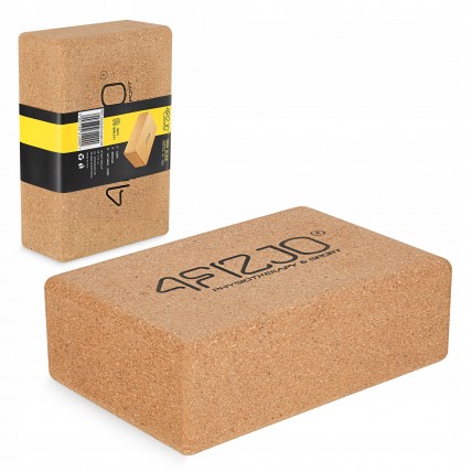 Блок для йоги 4FIZJO 22 x 15 x 7.2 см из пробкового дерева (P-5907739312990)
