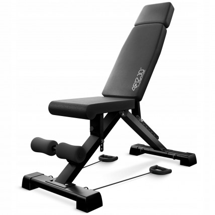 Скамья для тренировок 4FIZJO Evo универсальная, регулируемая Black (P-5905973404211)