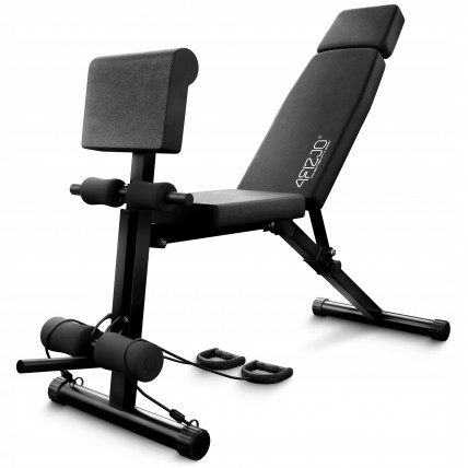 Скамья для тренировок 4FIZJO Pro универсальная, с партой Скотта Black (P-5905973405119)