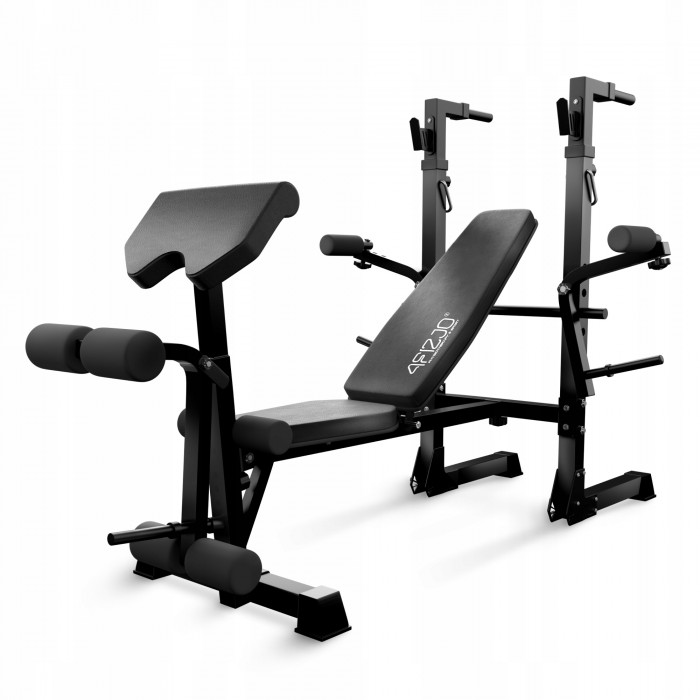 Лава тренувальна для жиму 4FIZJO Ultra з партою Скотта Black (P-5905973404228)