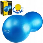 Мяч для фитнеса (арахис) 4FIZJO Air Ball Peanut 45 x 90 см Anti-Burst Blue (P-5907739312945)