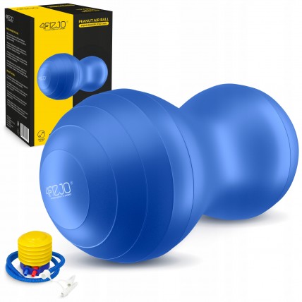 Мяч для фитнеса (арахис) 4FIZJO Air Ball Peanut 45 x 90 см Anti-Burst Blue (P-5907739312945)