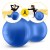 М'яч для фітнесу (арахіс) 4FIZJO Air Ball Peanut 45 x 90 см Anti-Burst Blue (P-5907739312945)
