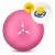 М'яч для фітнесу (арахіс) 4FIZJO Air Ball Peanut 45 x 90 см Anti-Burst Pink (P-5907739318565)