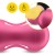 М'яч для фітнесу (арахіс) 4FIZJO Air Ball Peanut 45 x 90 см Anti-Burst Pink (P-5907739318565)