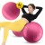М'яч для фітнесу (арахіс) 4FIZJO Air Ball Peanut 45 x 90 см Anti-Burst Pink (P-5907739318565)