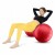 М'яч для фітнесу (арахіс) 4FIZJO Air Ball Peanut 45 x 90 см Anti-Burst Red (P-5907739318558)