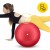 М'яч для фітнесу (арахіс) 4FIZJO Air Ball Peanut 45 x 90 см Anti-Burst Red (P-5907739318558)