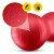 М'яч для фітнесу (арахіс) 4FIZJO Air Ball Peanut 45 x 90 см Anti-Burst Red (P-5907739318558)