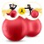 М'яч для фітнесу (арахіс) 4FIZJO Air Ball Peanut 45 x 90 см Anti-Burst Red (P-5907739318558)