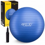 Мяч для фитнеса (фитбол) 4FIZJO 55 см Anti-Burst Blue (P-5905973404723)