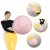 М'яч для фітнесу (фітбол) 4FIZJO 65 см Anti-Burst Pink (P-5907739317384)