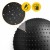 М'яч для фітнесу (фітбол) 4FIZJO 65 см масажний Anti-Burst Black (P-5905973400237)