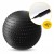 М'яч для фітнесу (фітбол) 4FIZJO 65 см масажний Anti-Burst Black (P-5905973400237)