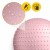 М'яч для фітнесу (фітбол) 4FIZJO 65 см масажний Anti-Burst Pink (P-5905973400220)