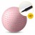М'яч для фітнесу (фітбол) 4FIZJO 65 см масажний Anti-Burst Pink (P-5905973400220)