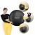 М'яч для фітнесу (фітбол) 4FIZJO 85 см Anti-Burst Black (P-5907222931516)