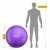 М'яч для фітнесу (фітбол) 4FIZJO 85 см Anti-Burst Violet (P-5905973404846)
