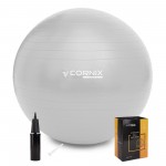 Мяч для фитнеса (фитбол) Cornix 85 см Anti-Burst XR-0368 Silver