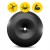 М'яч для фітнесу (пончик) 4FIZJO Air Ball Donut 50 x 27 см Anti-Burst Black (P-5907739312952)