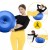 М'яч для фітнесу (пончик) 4FIZJO Air Ball Donut 50 x 27 см Anti-Burst Blue (P-5907739312969)