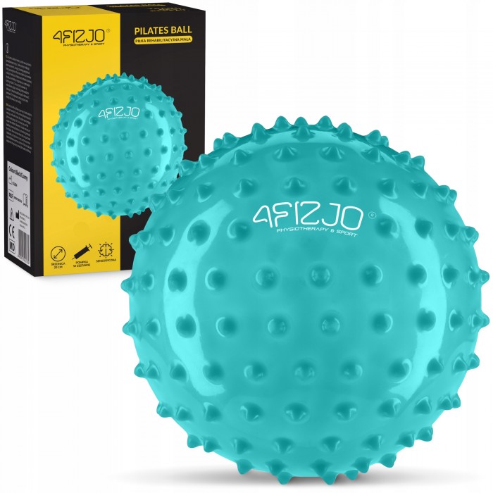 Мяч для пилатеса, йоги, реабилитации 4FIZJO 20 см (массажный) Mint (P-5905973406093)