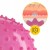М'яч для пілатесу, йоги, реабілітації 4FIZJO 20 см (масажний) Pink (P-5905973402347)