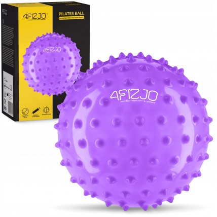 Мяч для пилатеса, йоги, реабилитации 4FIZJO 20 см (массажный) Violet (P-5905973406086)