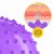 Мяч для пилатеса, йоги, реабилитации 4FIZJO 20 см (массажный) Violet (P-5905973406086)