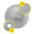 М'яч для пілатесу, йоги, реабілітації Cornix MiniGYMball 22 см XR-0227 Grey