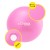 М'яч для пілатесу, йоги, реабілітації Cornix MiniGYMball 22 см XR-0228 Pink