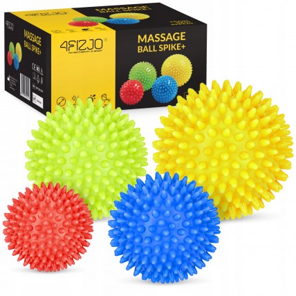 Масажні м'ячі з шипами 4FIZJO Spike Balls 4 шт (P-5907739310514)